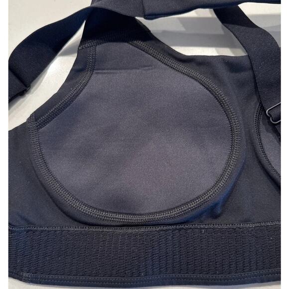 GIRLFRIEND COLLECTIVE Women’s Size Small Black Sports Bra Strappy Back Gym - Picture 7 of 7